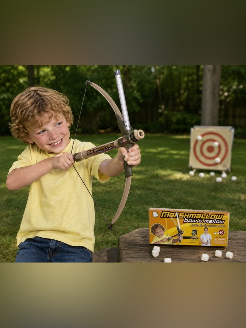 Marshmallow Bow & Mallow – Camo Series Launcher Toy